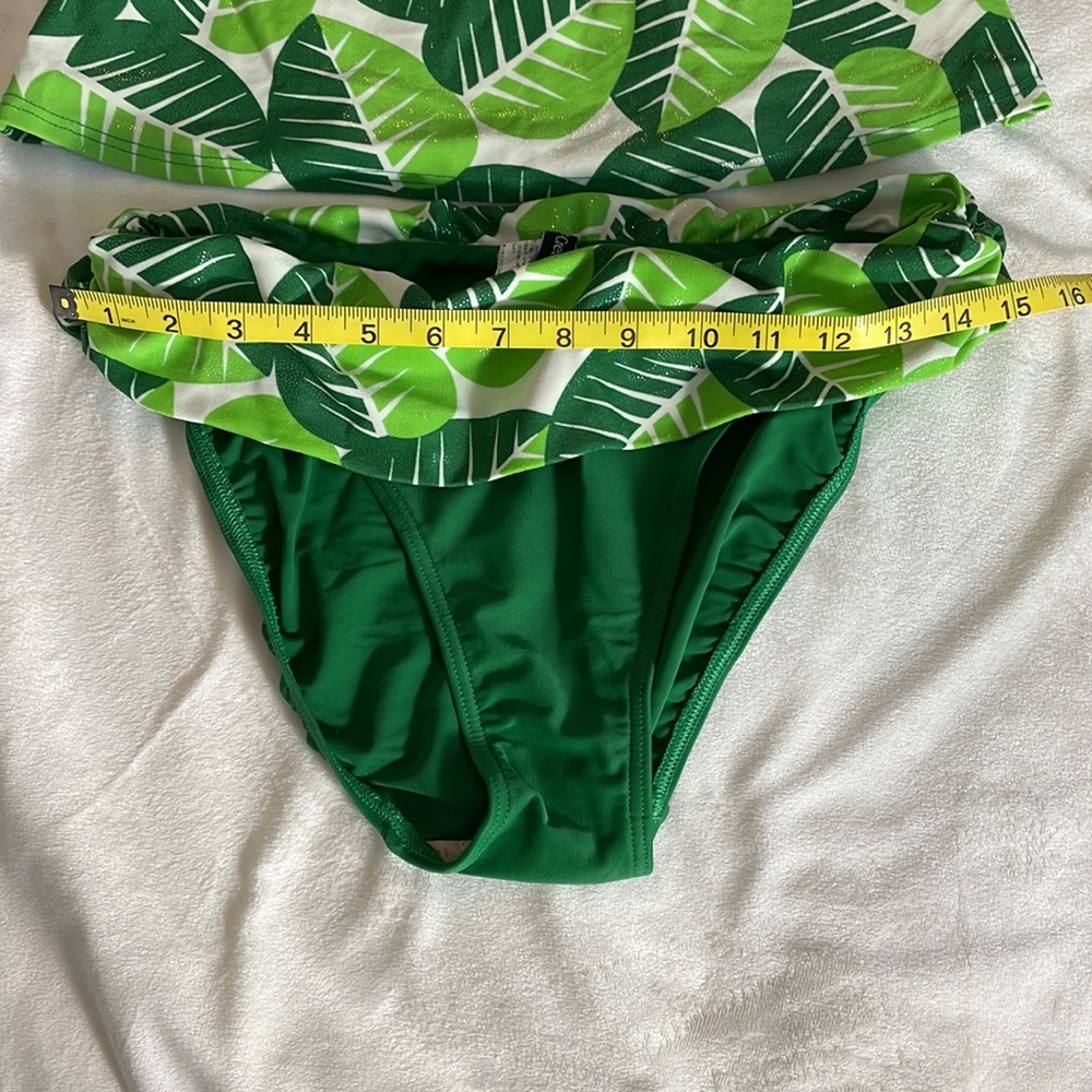 Palm Print Tankini Set - Picture 6 of 11